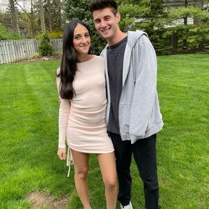 Lioness Pink Ruched Dress